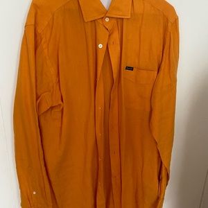 Faconnable men’s linen shirt large